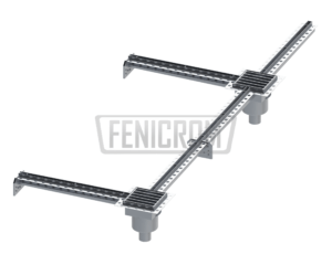 Stainless steel slot drains ISPK-MULTI isolated light duty two or more drains with odor lock each from point descend South Africa